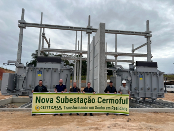 Cermoful instala transformadores na nova subestação